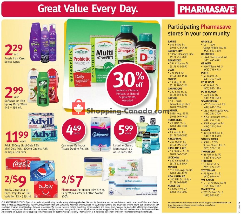 Pharmasave flyer from Friday July 31, 2020 to Thursday August 6, 2020 - page 10