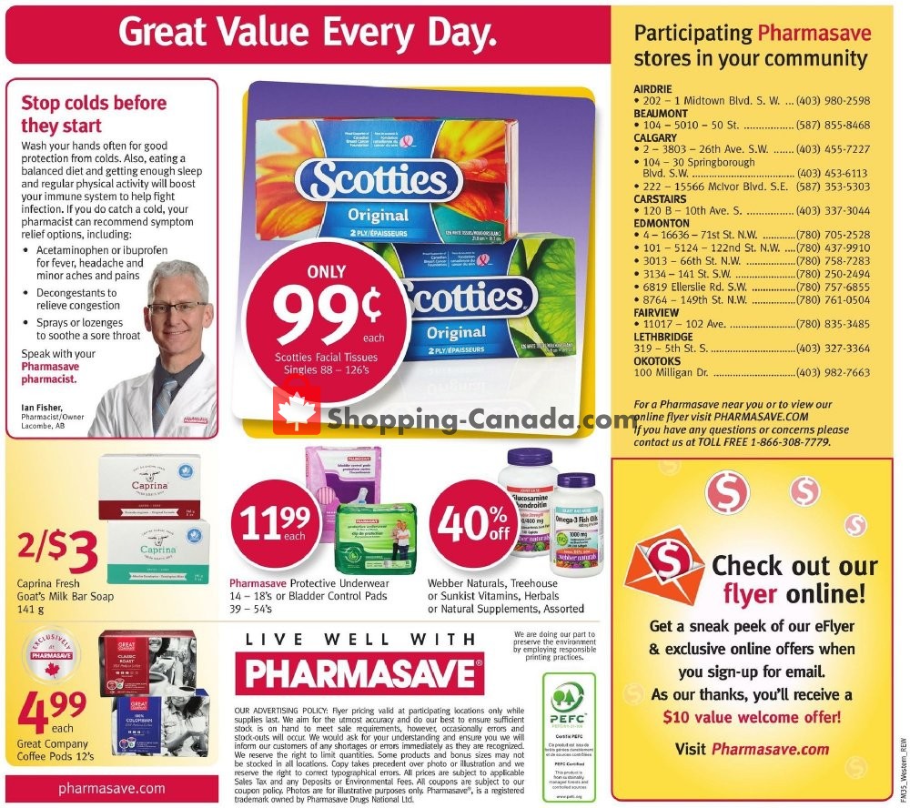 Pharmasave flyer from Friday August 30, 2019 to Thursday September 5, 2019 - page 7