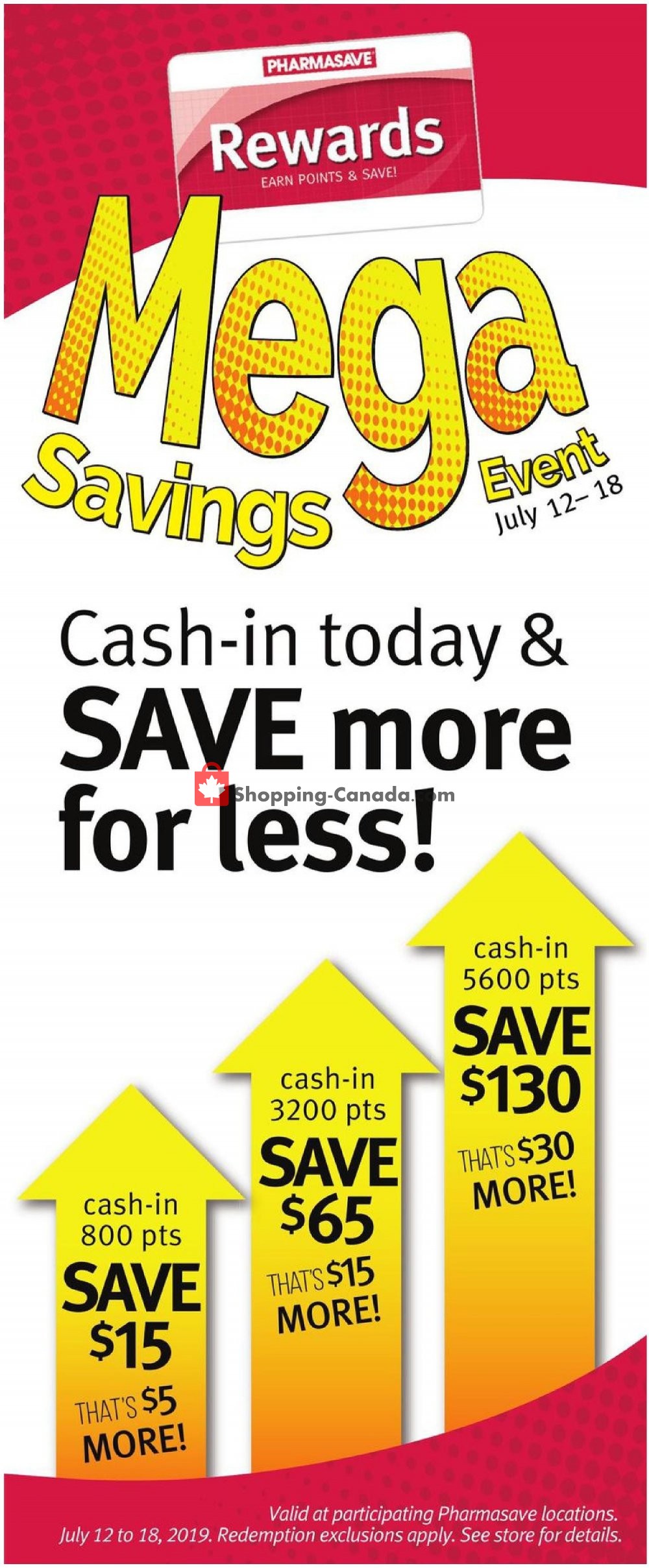 Pharmasave flyer from Friday July 12, 2019 to Thursday July 18, 2019 - page 2