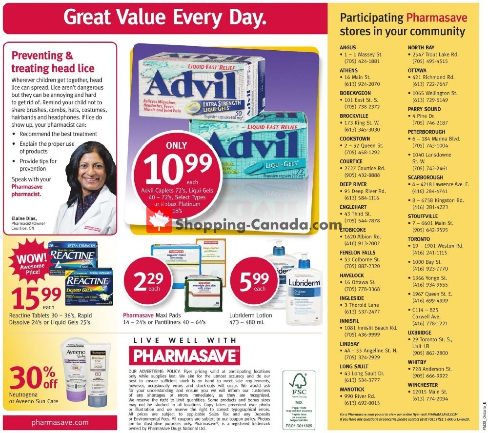 Pharmasave flyer from Friday July 12, 2019 to Thursday July 18, 2019 - page 7