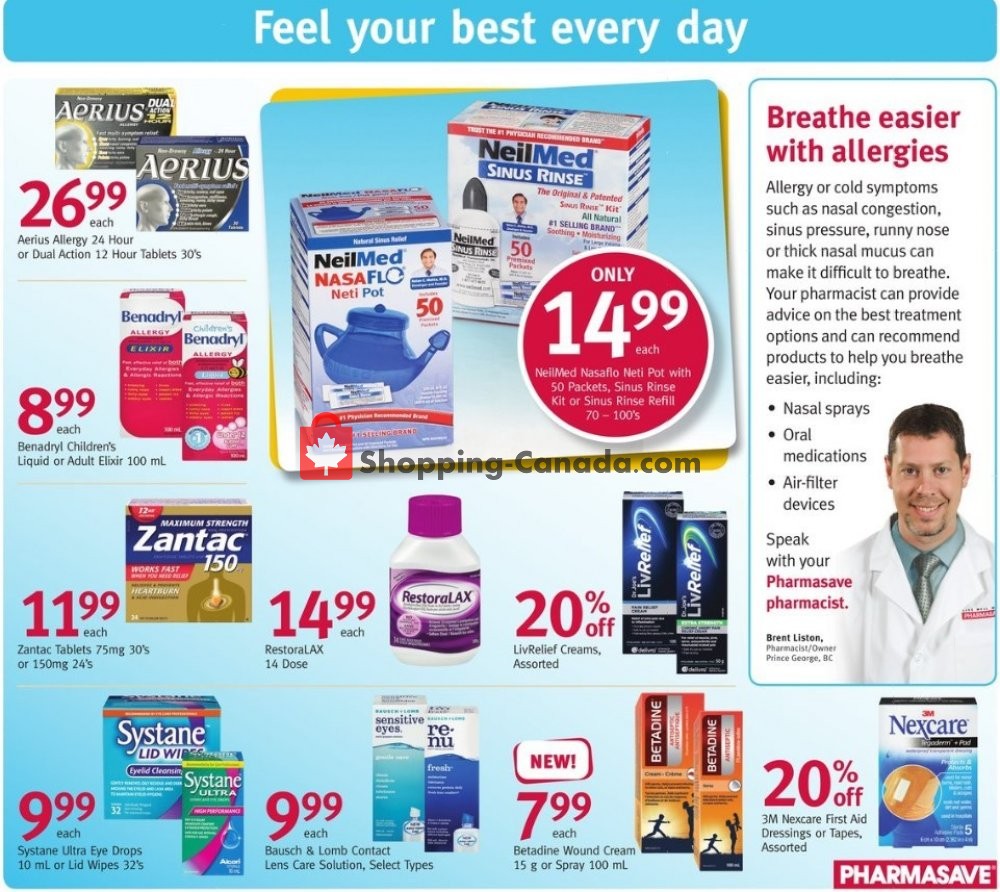 Pharmasave flyer from Friday May 3, 2019 to Thursday May 9, 2019 - page 7