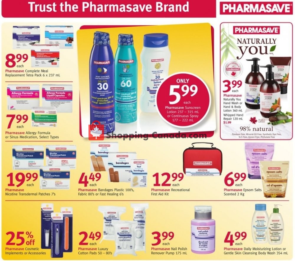 Pharmasave flyer from Friday May 3, 2019 to Thursday May 9, 2019 - page 9