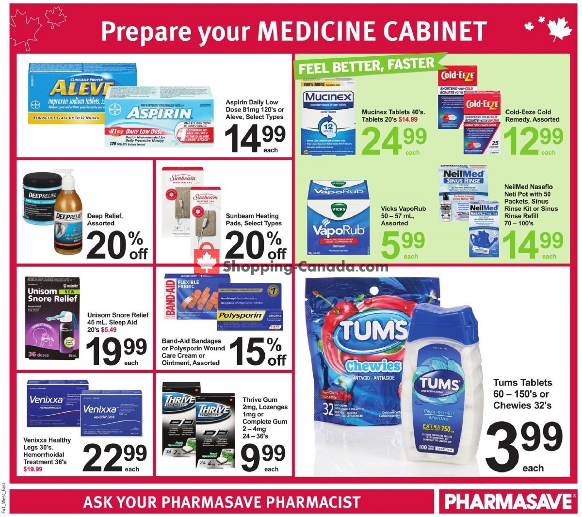 Pharmasave flyer from Friday October 8, 2021 to Thursday October 14, 2021 - page 12