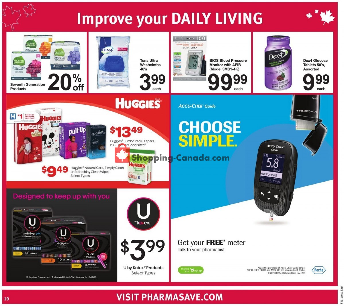 Pharmasave flyer from Friday October 8, 2021 to Thursday October 14, 2021 - page 13