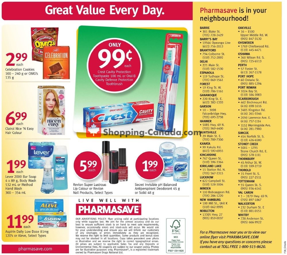 Pharmasave flyer from Friday September 21, 2018 to Thursday September 27, 2018 - page 12
