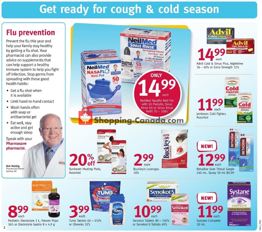 Pharmasave flyer from Friday October 12, 2018 to Thursday October 18, 2018 - page 4