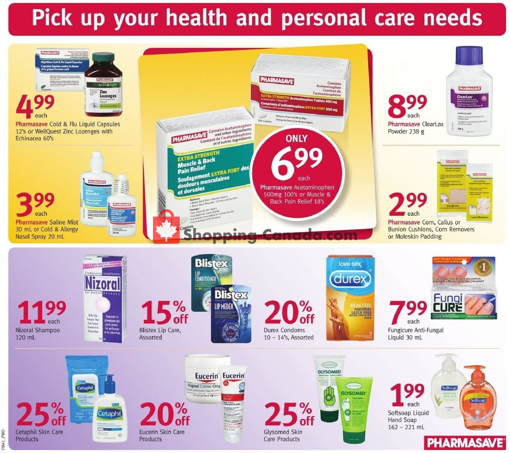 Pharmasave flyer from Friday October 12, 2018 to Thursday October 18, 2018 - page 6