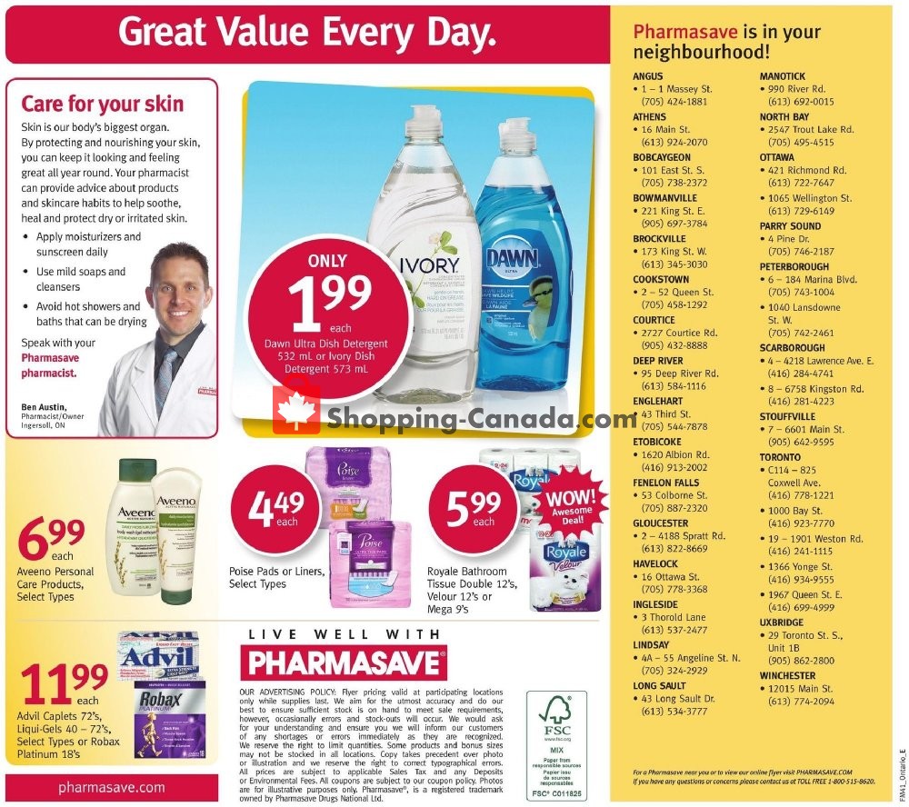 Pharmasave flyer from Friday October 12, 2018 to Thursday October 18, 2018 - page 8
