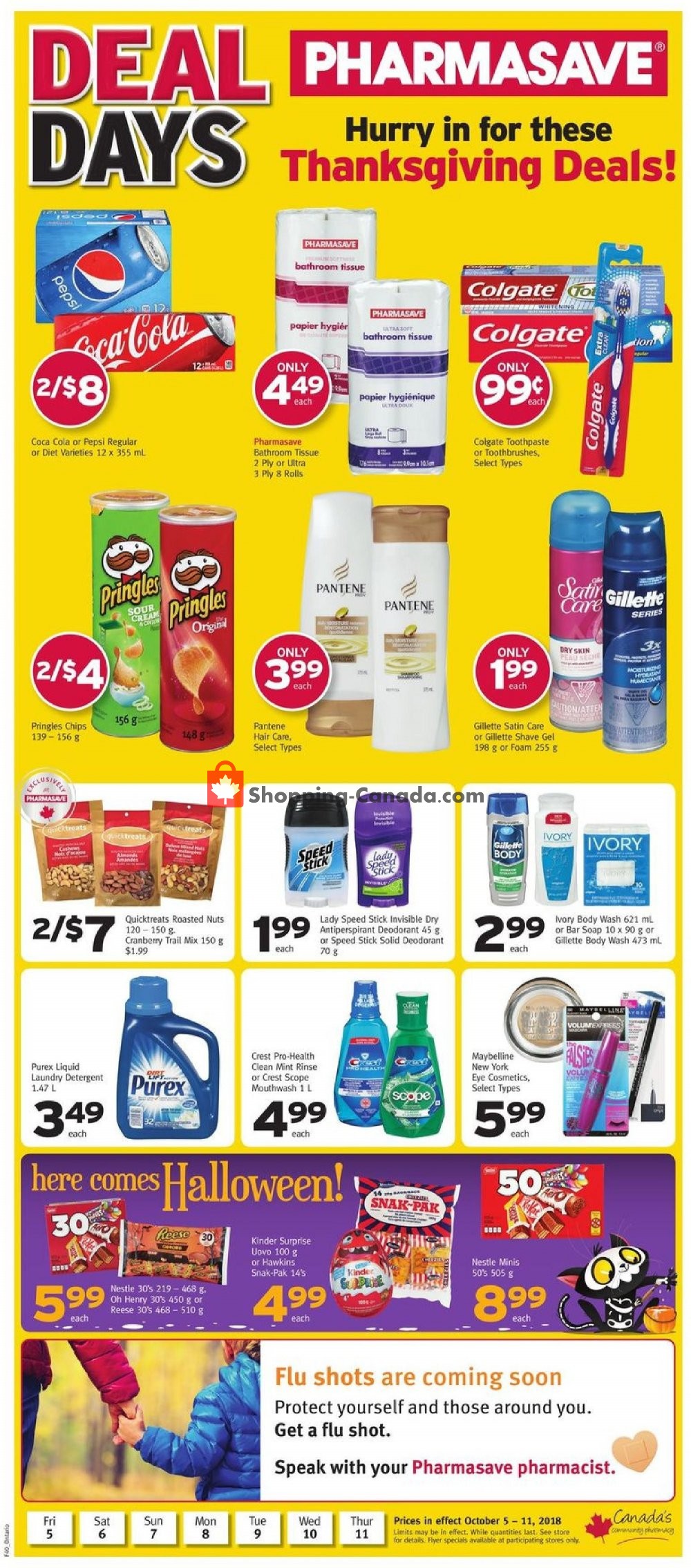 Pharmasave flyer from Friday October 5, 2018 to Thursday October 11, 2018 - page 2