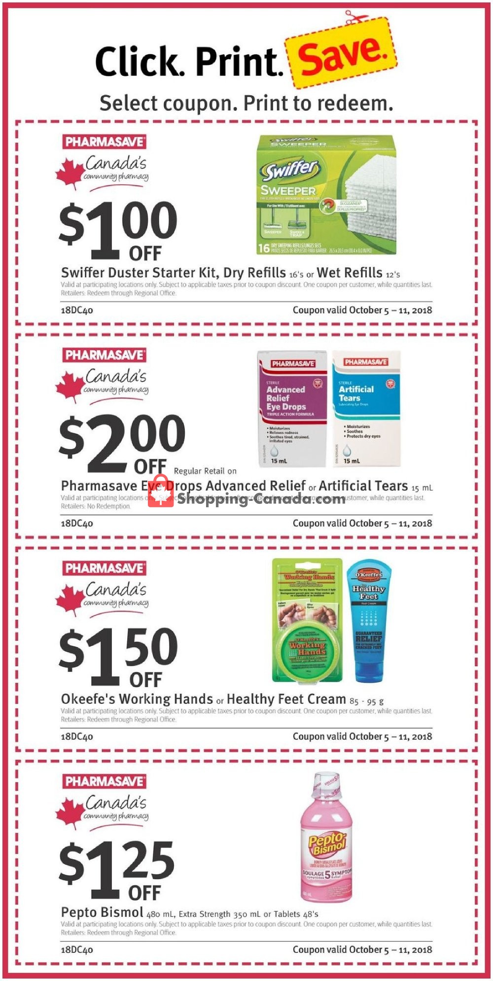 Pharmasave flyer from Friday October 5, 2018 to Thursday October 11, 2018 - page 3