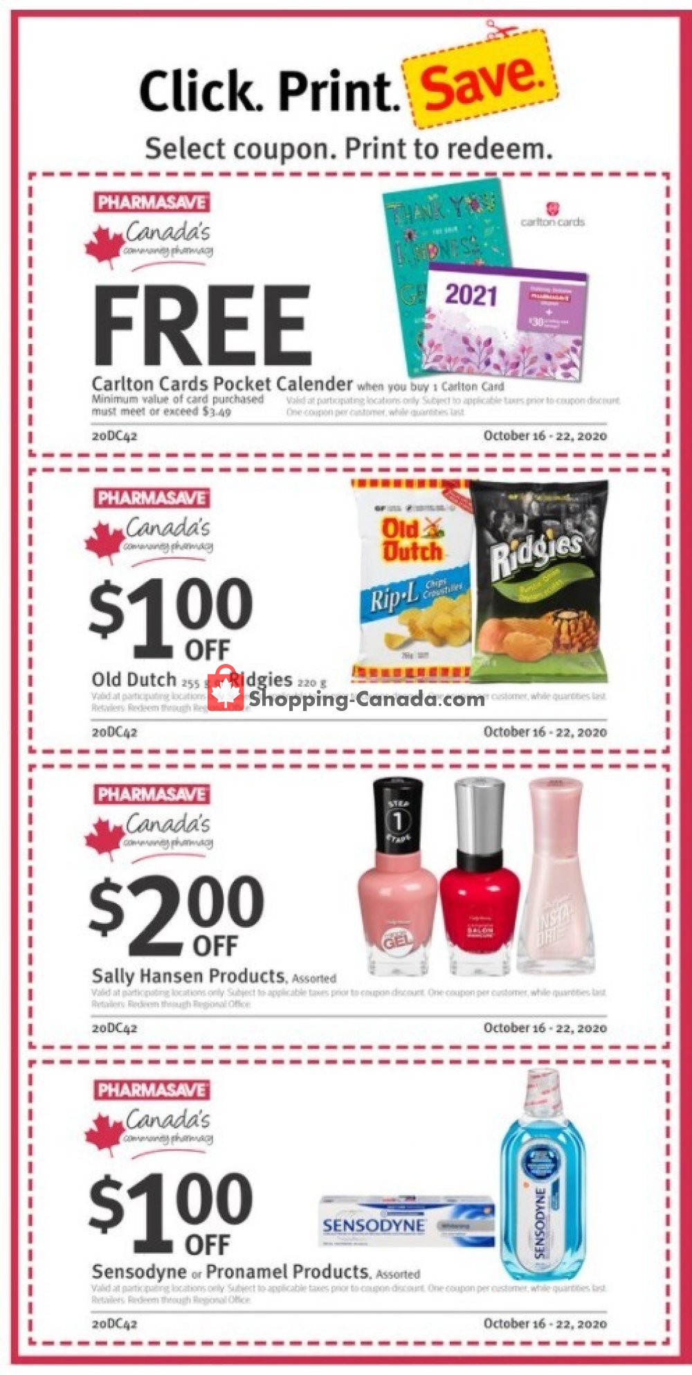 Pharmasave flyer from Friday October 16, 2020 to Thursday October 22, 2020 - page 6
