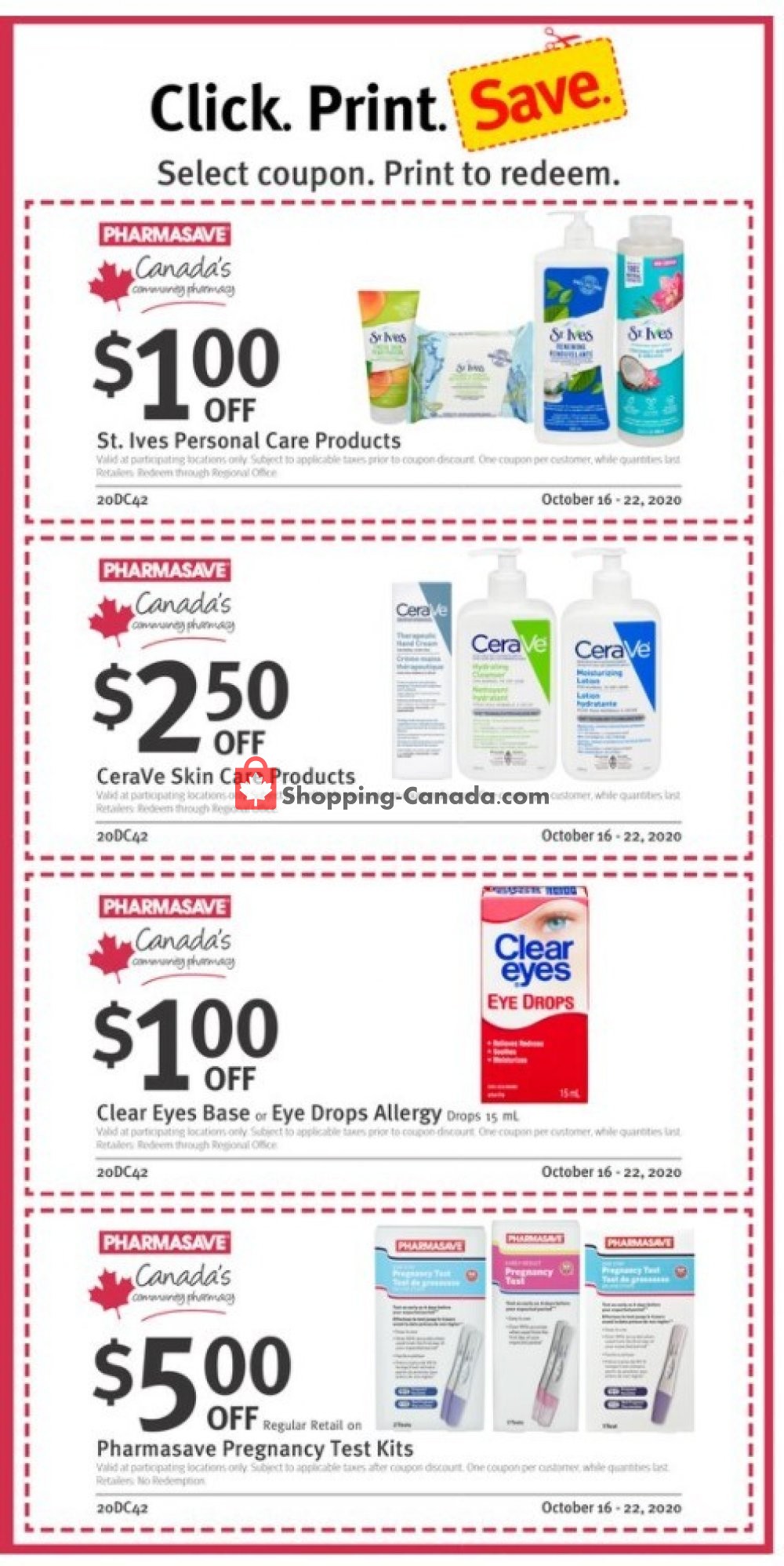 Pharmasave flyer from Friday October 16, 2020 to Thursday October 22, 2020 - page 7