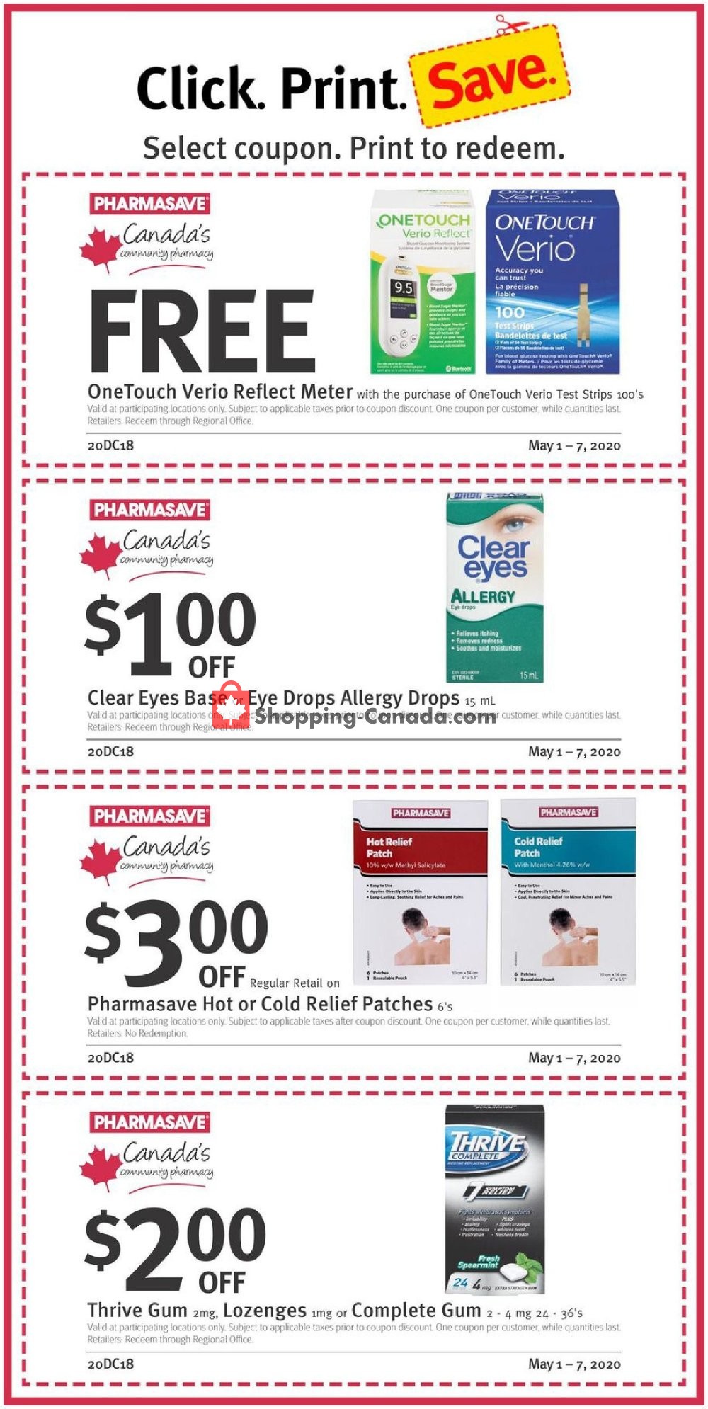Pharmasave flyer from Friday May 1, 2020 to Thursday May 7, 2020 - page 3