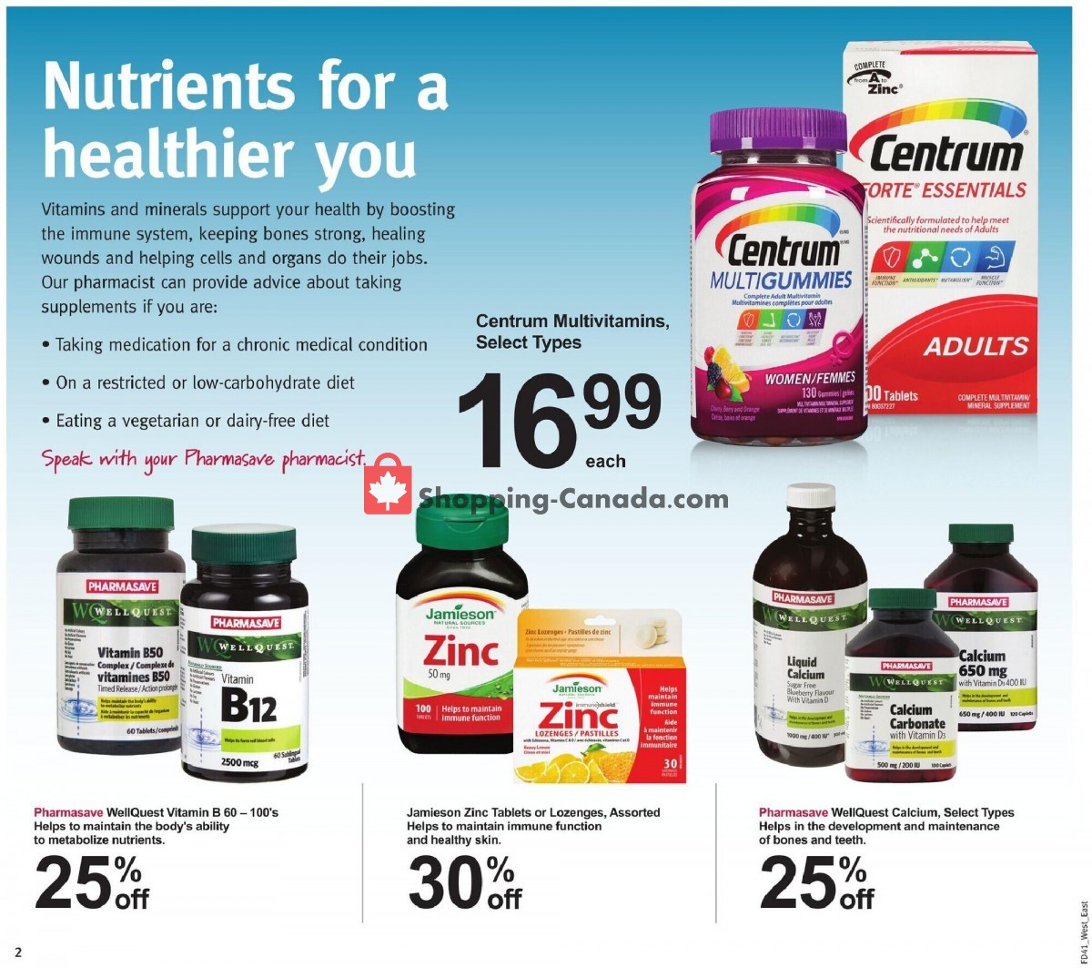 Pharmasave flyer from Friday October 8, 2021 to Thursday October 14, 2021 - page 4