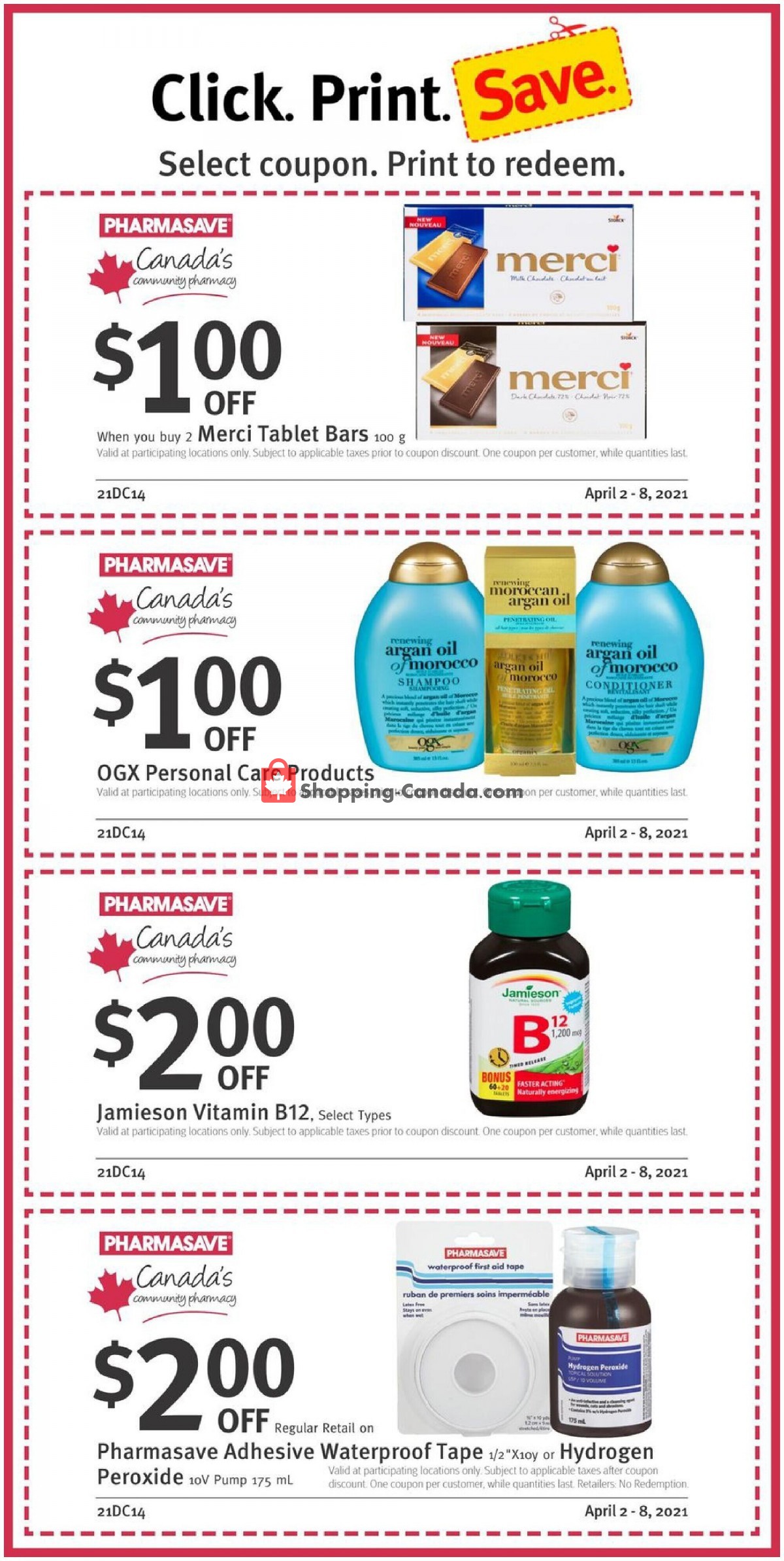 Pharmasave flyer from Friday April 2, 2021 to Thursday April 8, 2021 - page 2