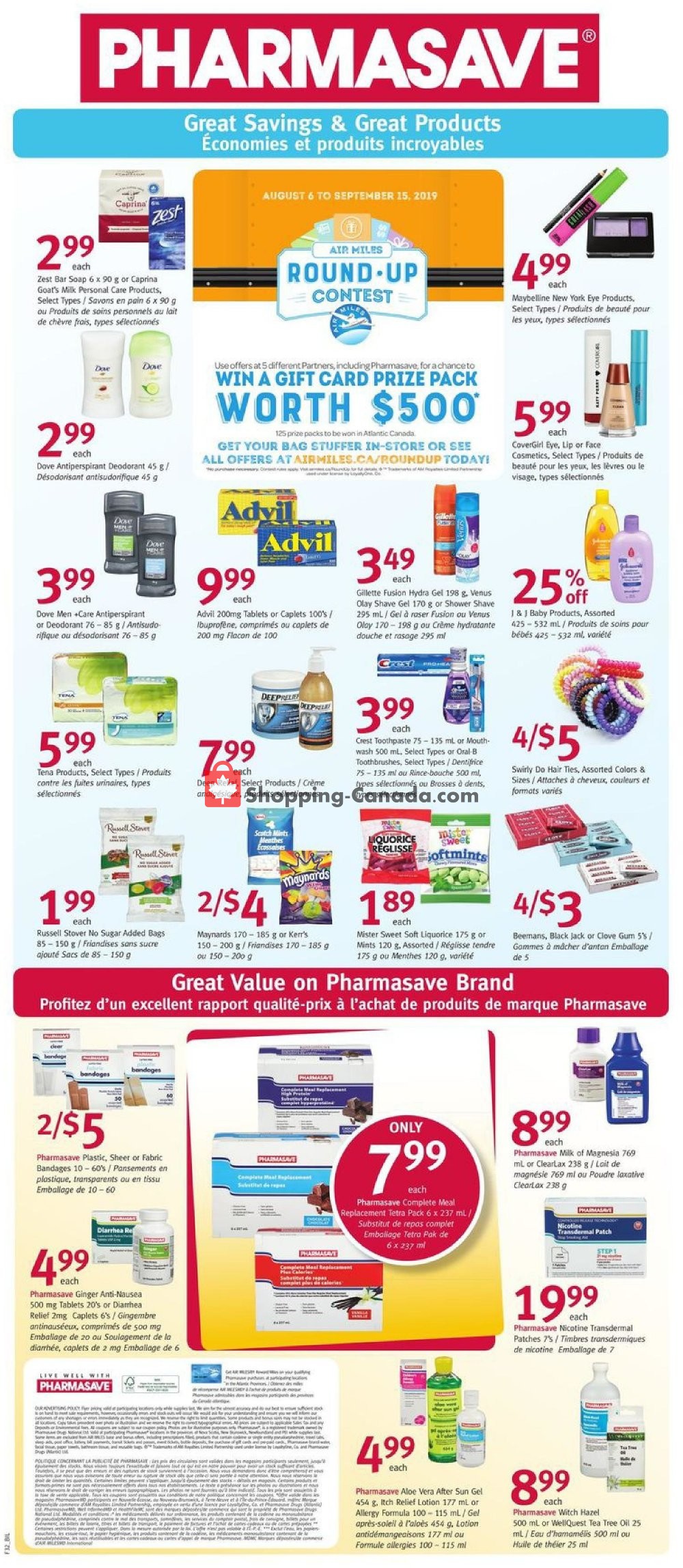 Pharmasave flyer from Friday August 9, 2019 to Thursday August 15, 2019 - page 3