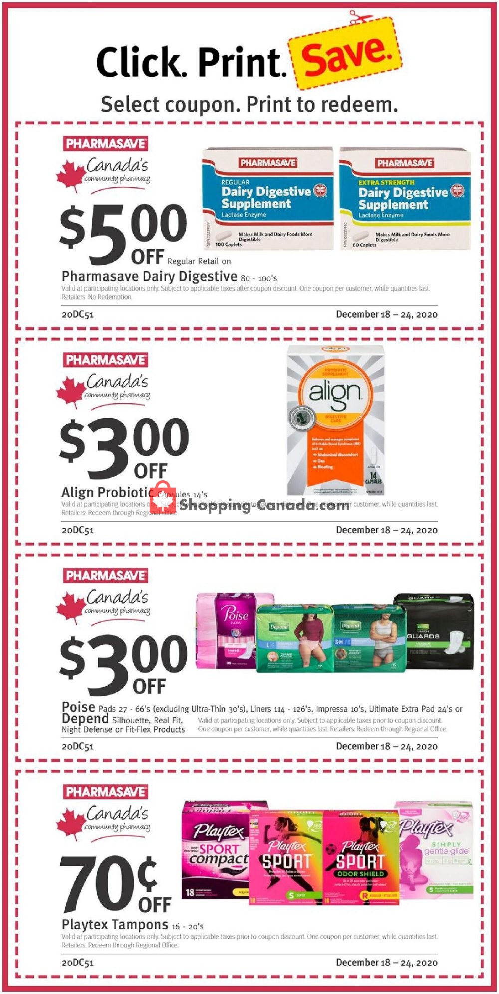 Pharmasave flyer from Friday December 18, 2020 to Thursday December 24, 2020 - page 4