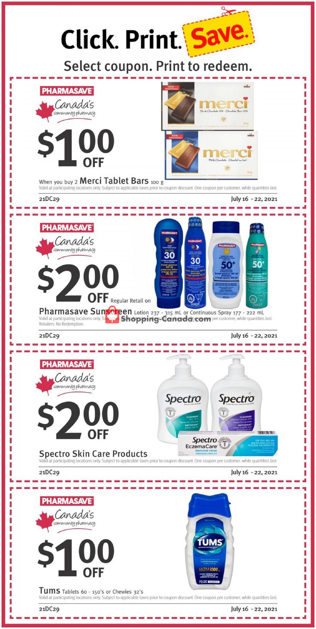 Pharmasave flyer from Friday July 16, 2021 to Thursday July 22, 2021 - page 2