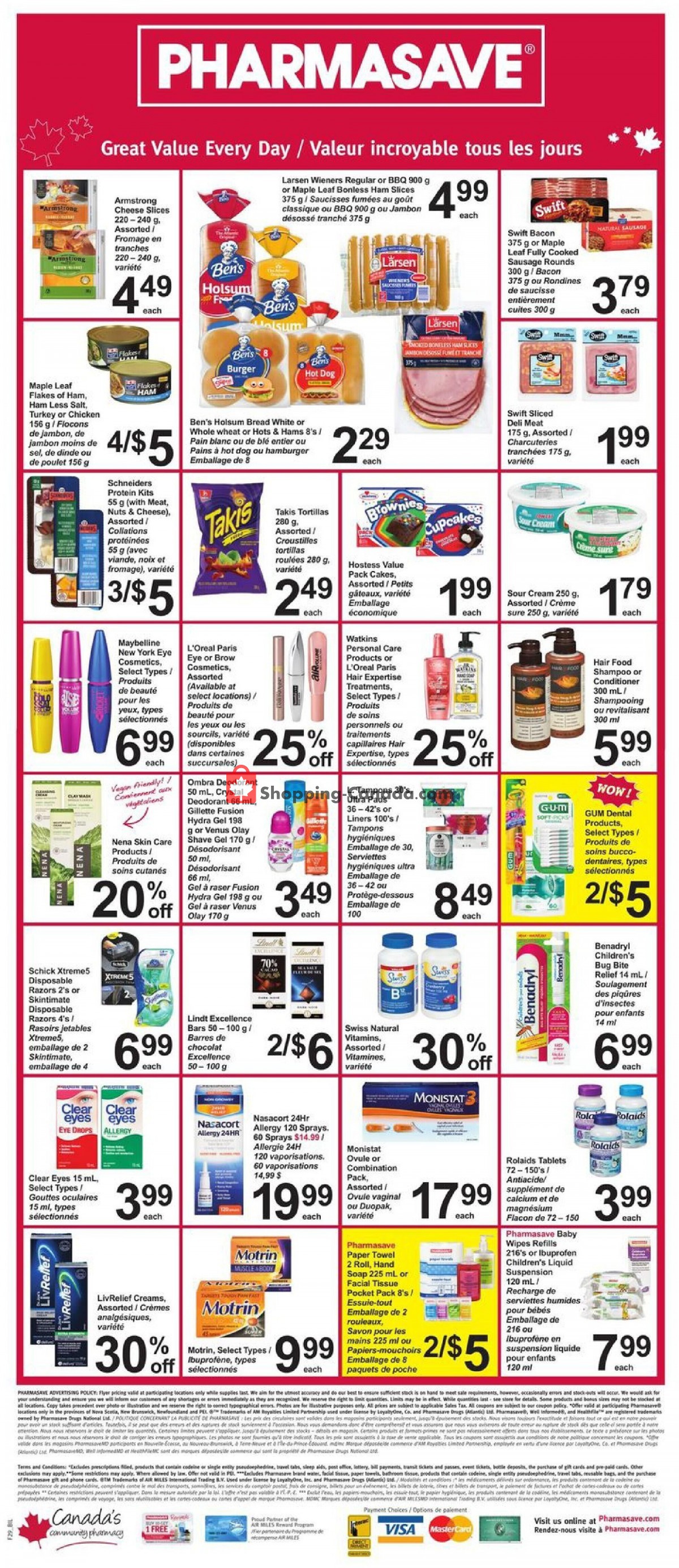 Pharmasave flyer from Friday July 16, 2021 to Thursday July 22, 2021 - page 4