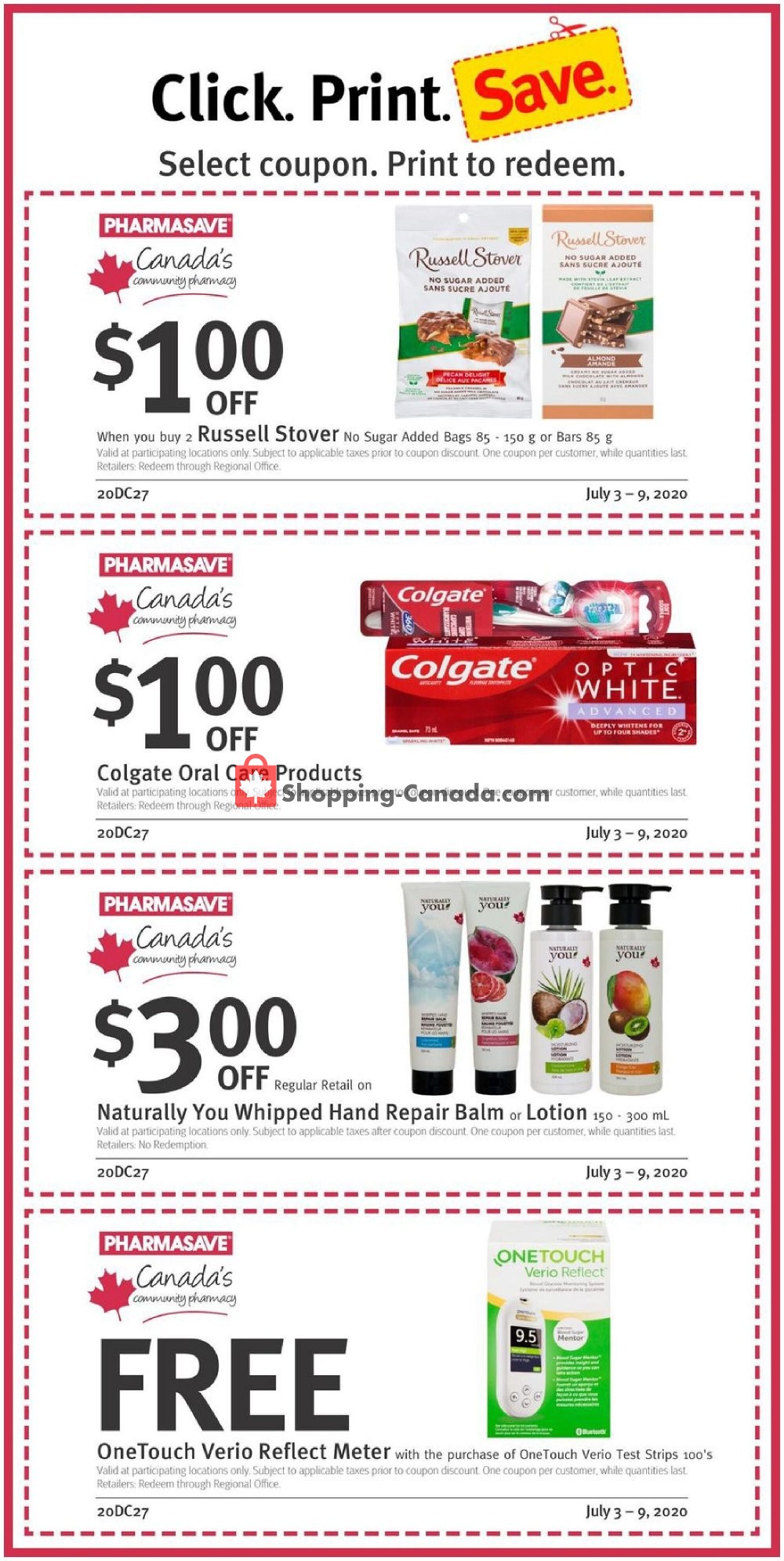 Pharmasave flyer from Friday July 3, 2020 to Thursday July 9, 2020 - page 2
