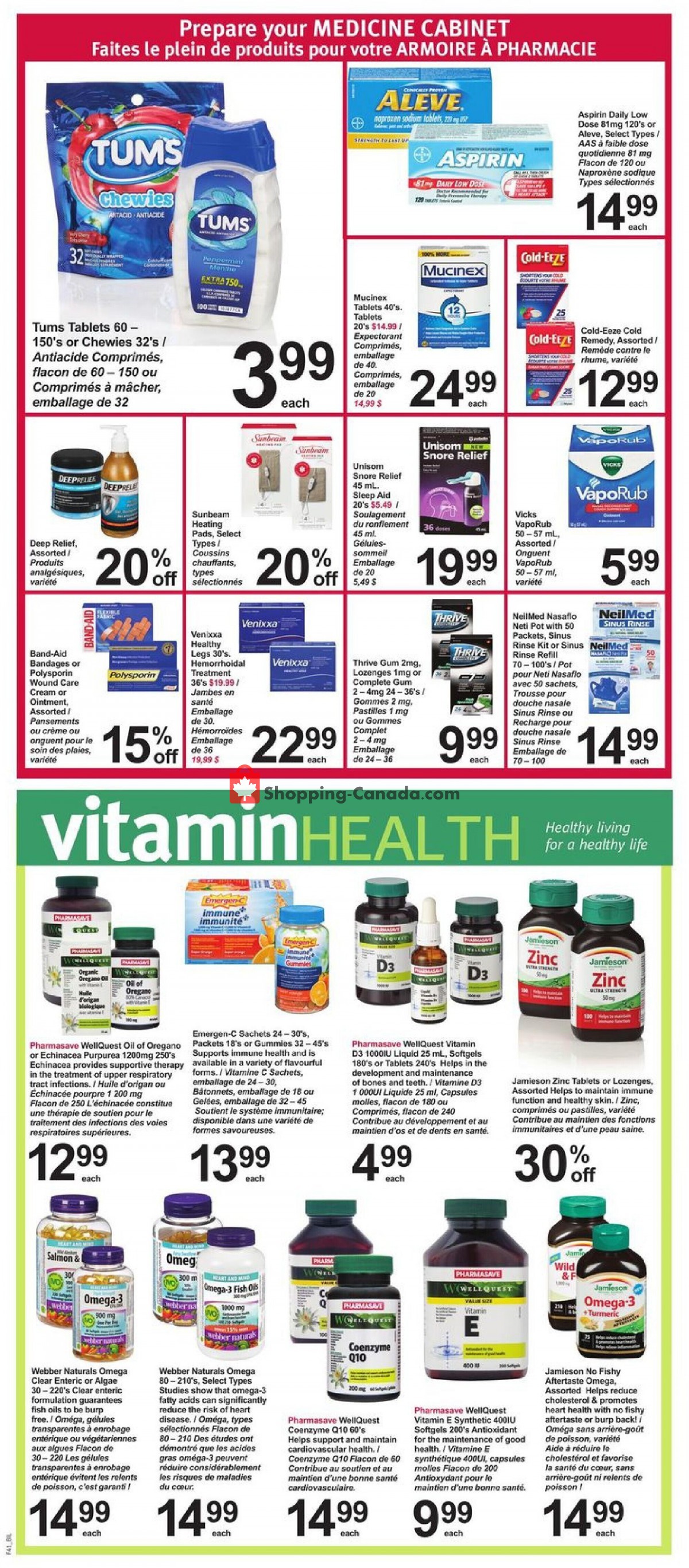 Pharmasave flyer from Friday October 8, 2021 to Thursday October 14, 2021 - page 3