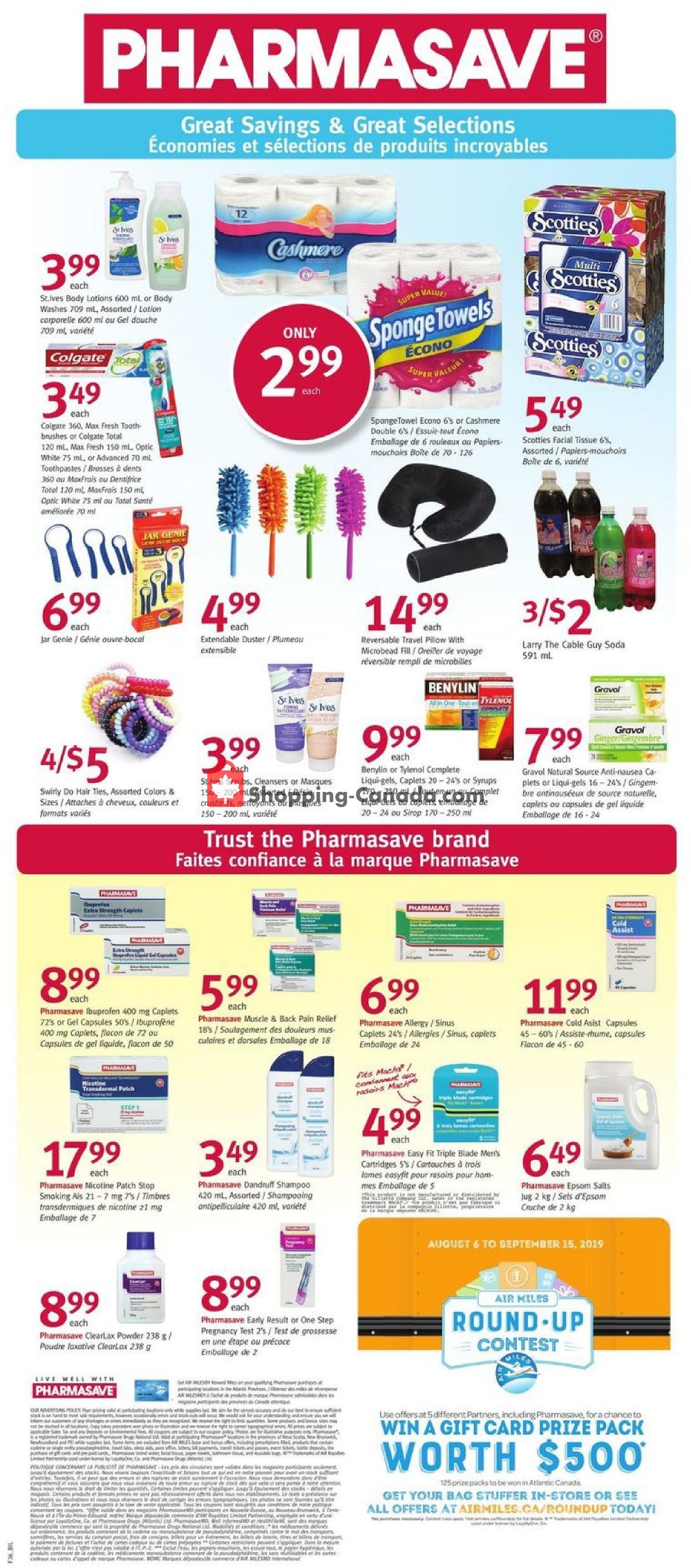 Pharmasave flyer from Friday September 6, 2019 to Thursday September 12, 2019 - page 3