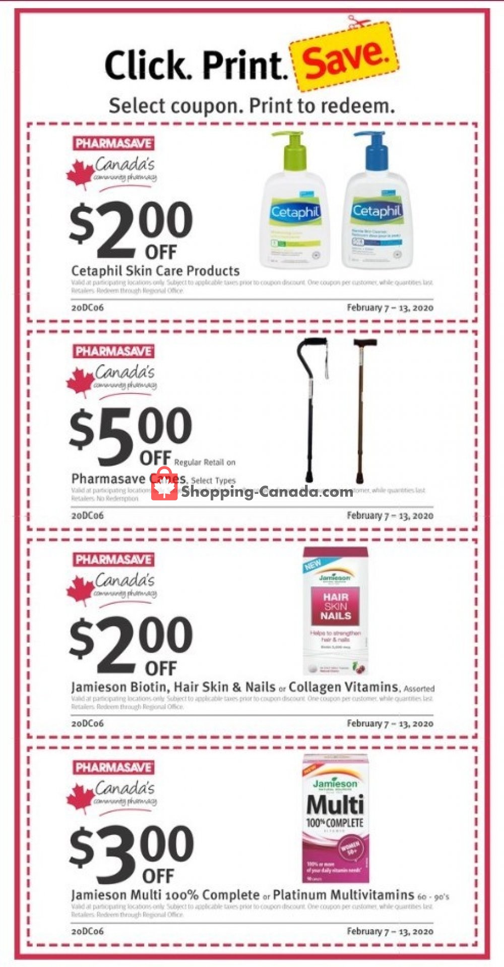 Pharmasave flyer from Friday February 7, 2020 to Thursday February 13, 2020 - page 4
