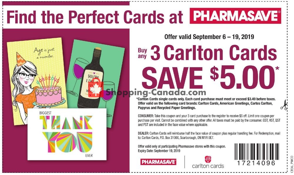 Pharmasave flyer from Friday September 6, 2019 to Thursday September 19, 2019 - page 15