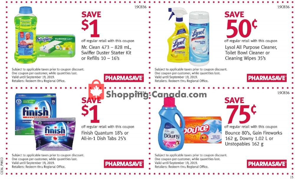 Pharmasave flyer from Friday September 6, 2019 to Thursday September 19, 2019 - page 16