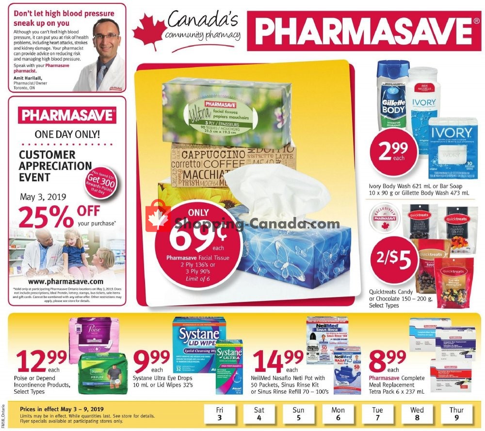 Pharmasave flyer from Friday May 3, 2019 to Thursday May 9, 2019 - page 2
