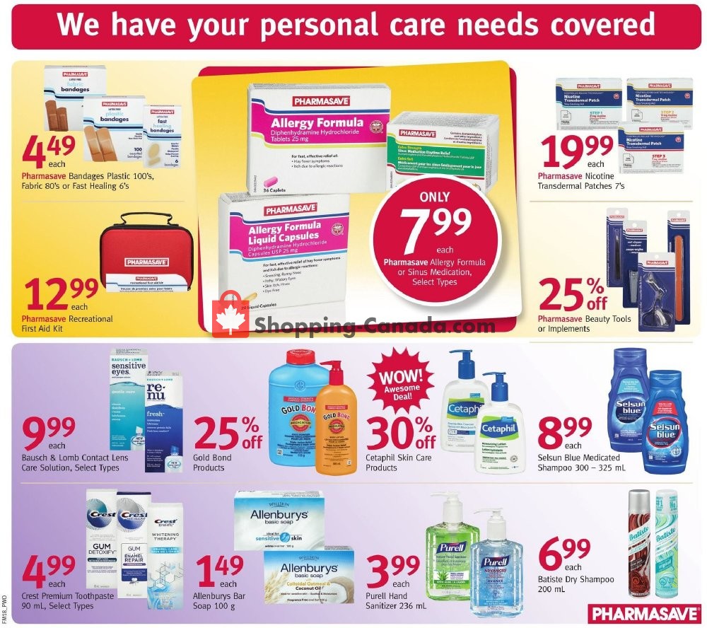 Pharmasave flyer from Friday May 3, 2019 to Thursday May 9, 2019 - page 6