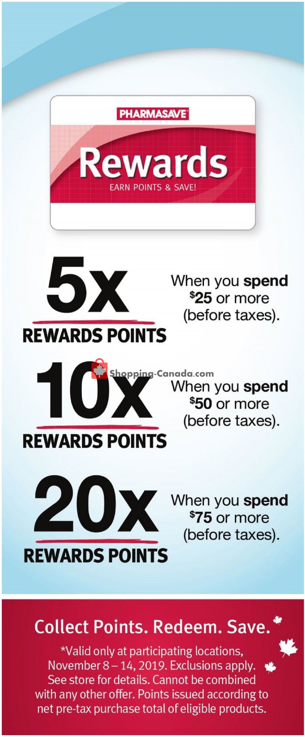 Pharmasave flyer from Friday November 8, 2019 to Thursday November 14, 2019 - page 2