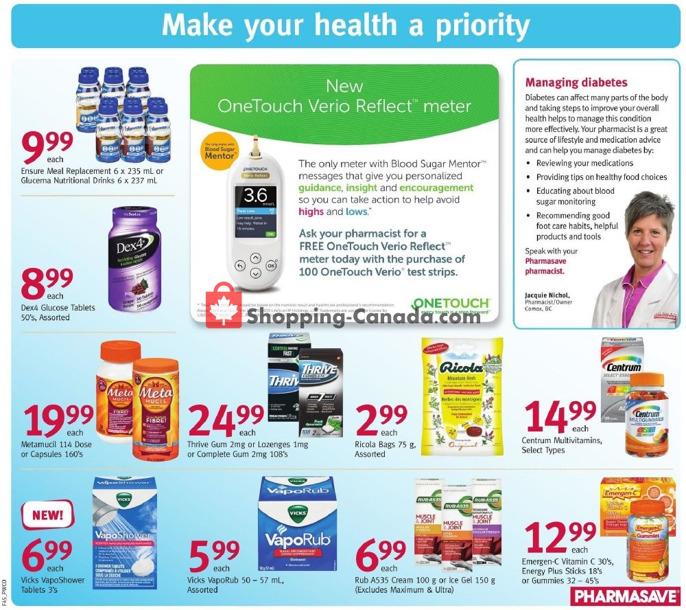 Pharmasave flyer from Friday November 8, 2019 to Thursday November 14, 2019 - page 9