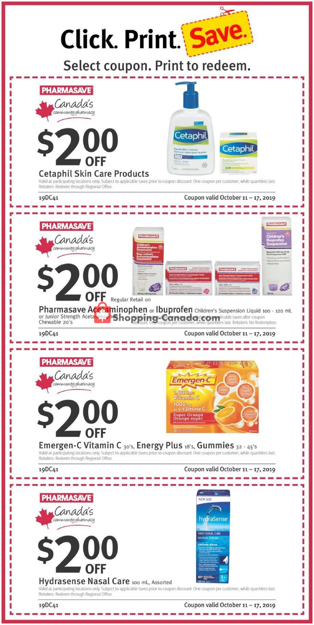 Pharmasave flyer from Friday October 11, 2019 to Thursday October 17, 2019 - page 2