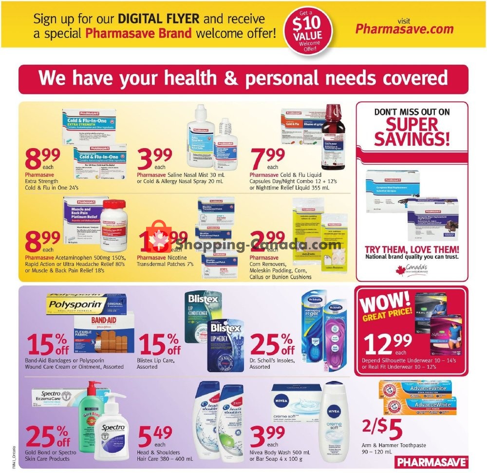 Pharmasave flyer from Friday October 11, 2019 to Thursday October 17, 2019 - page 5
