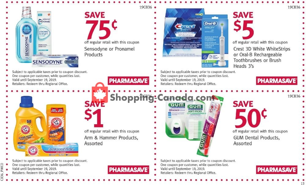 Pharmasave flyer from Friday September 6, 2019 to Thursday September 19, 2019 - page 14