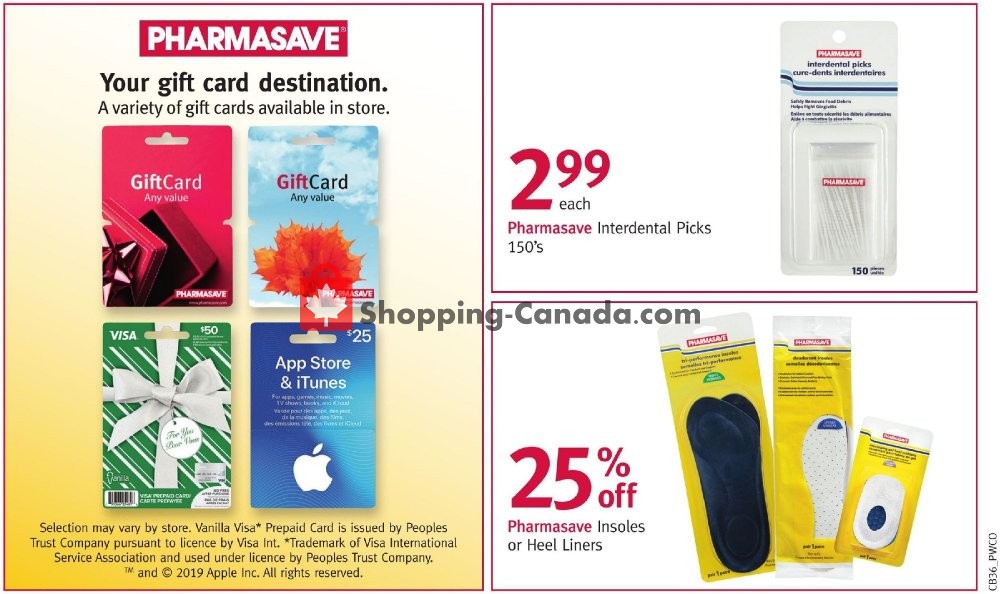 Pharmasave flyer from Friday September 6, 2019 to Thursday September 19, 2019 - page 17