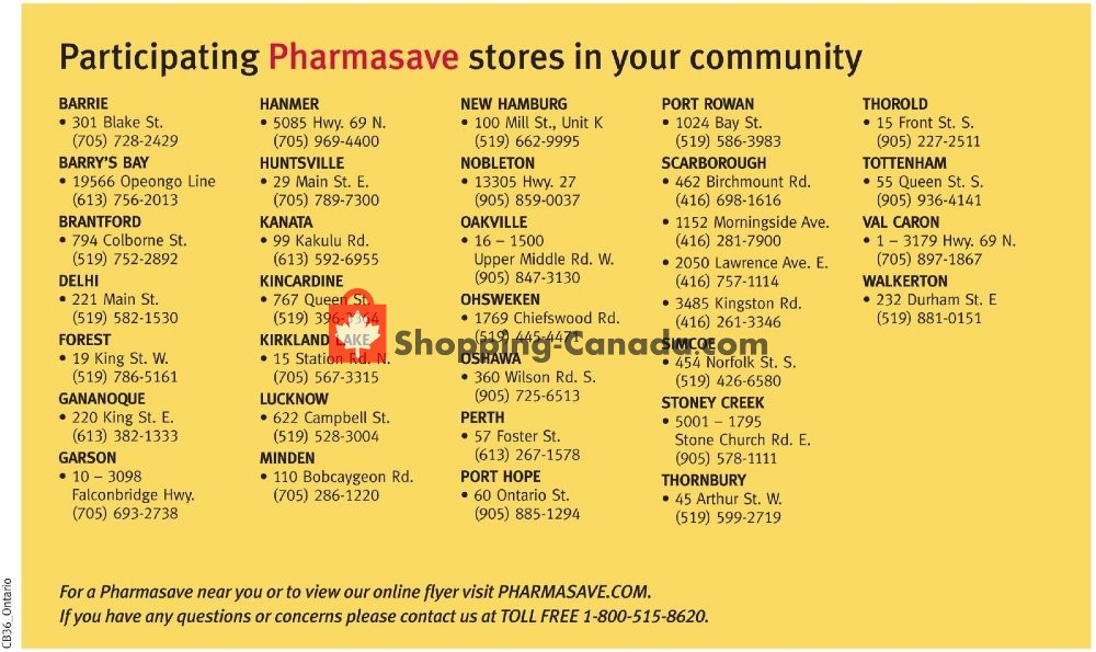 Pharmasave flyer from Friday September 6, 2019 to Thursday September 19, 2019 - page 32