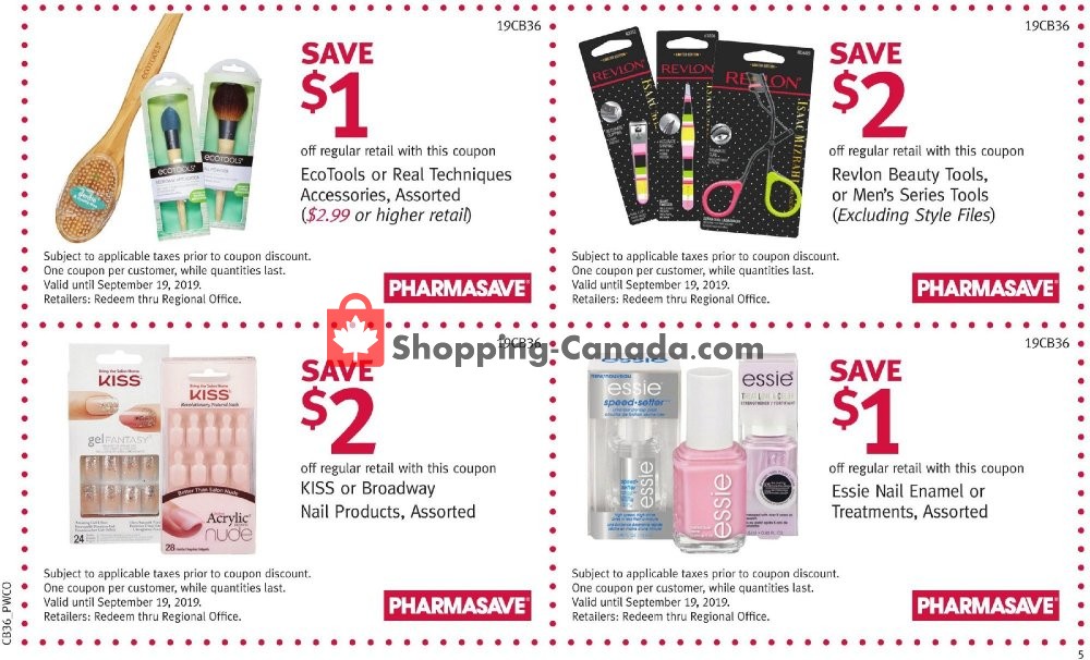Pharmasave flyer from Friday September 6, 2019 to Thursday September 19, 2019 - page 6