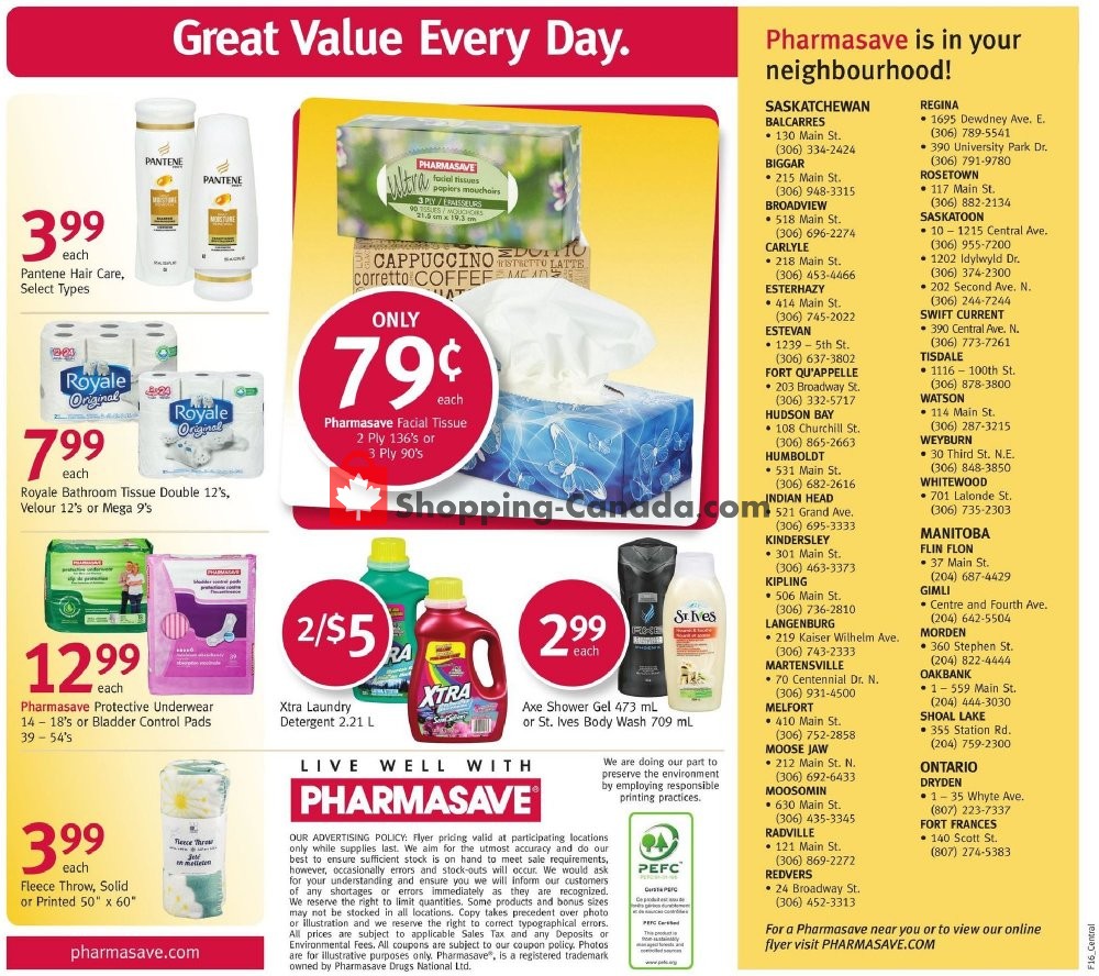Pharmasave flyer from Friday April 19, 2019 to Thursday April 25, 2019 - page 12
