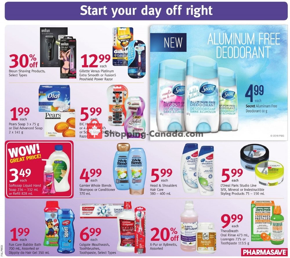 Pharmasave flyer from Friday April 19, 2019 to Thursday April 25, 2019 - page 5