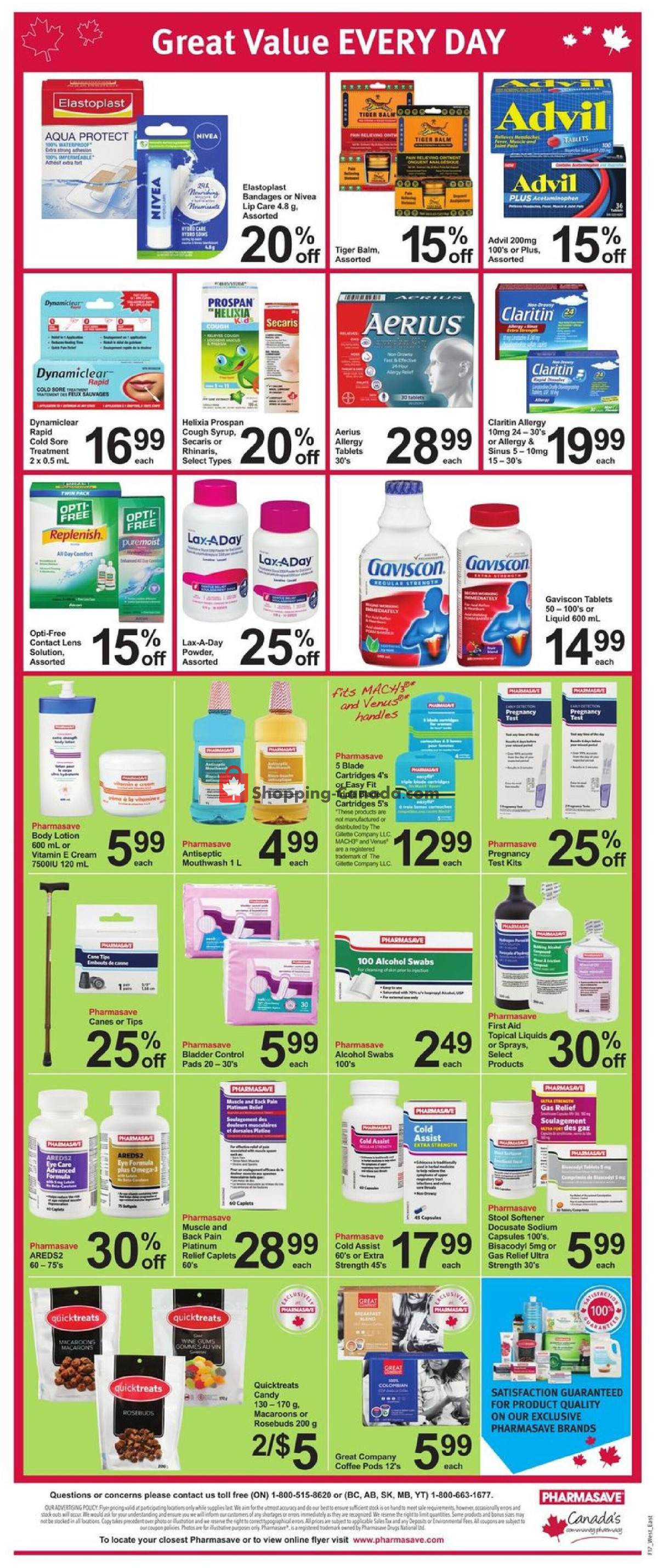 Pharmasave flyer from Friday April 26, 2024 to Thursday May 2, 2024 - page 7