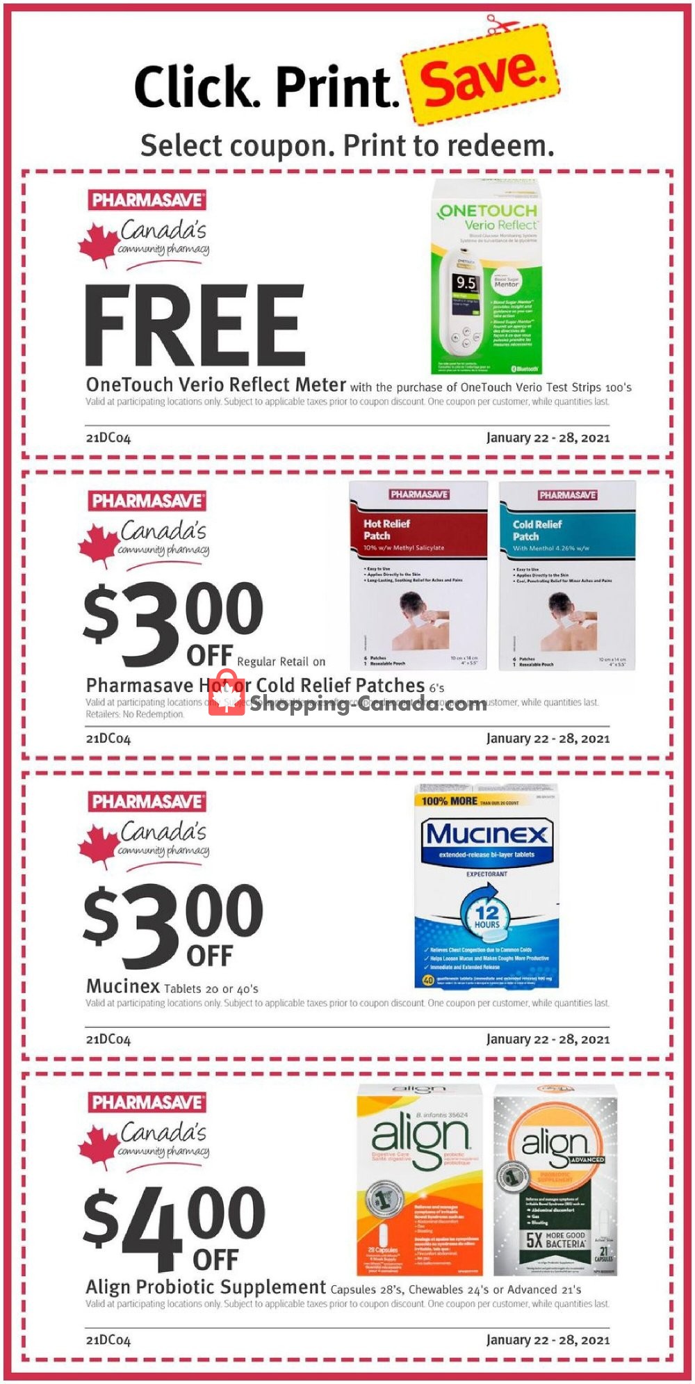 Pharmasave flyer from Friday January 22, 2021 to Thursday January 28, 2021 - page 3