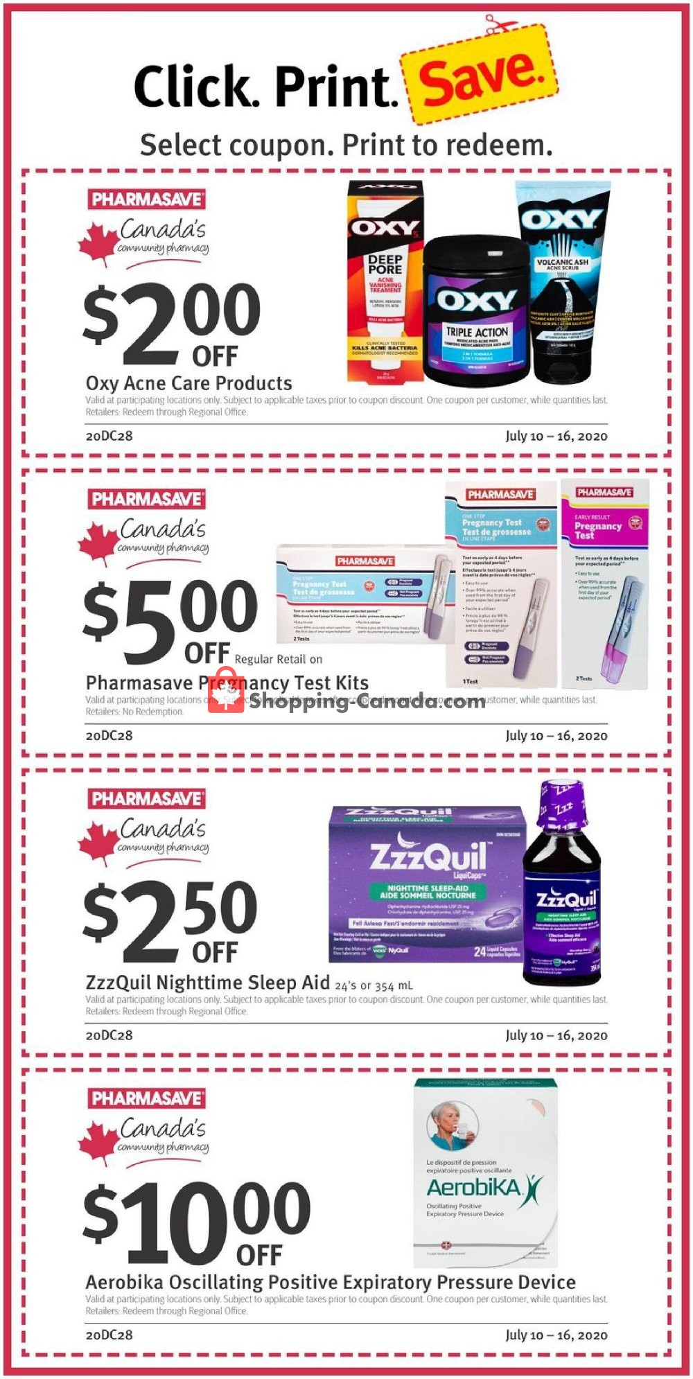 Pharmasave flyer from Friday July 10, 2020 to Thursday July 16, 2020 - page 4