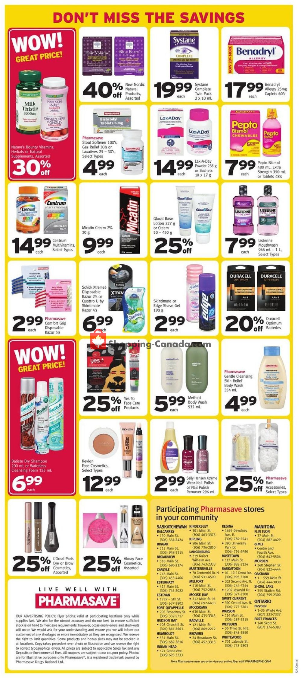 Pharmasave flyer from Friday July 3, 2020 to Thursday July 9, 2020 - page 3
