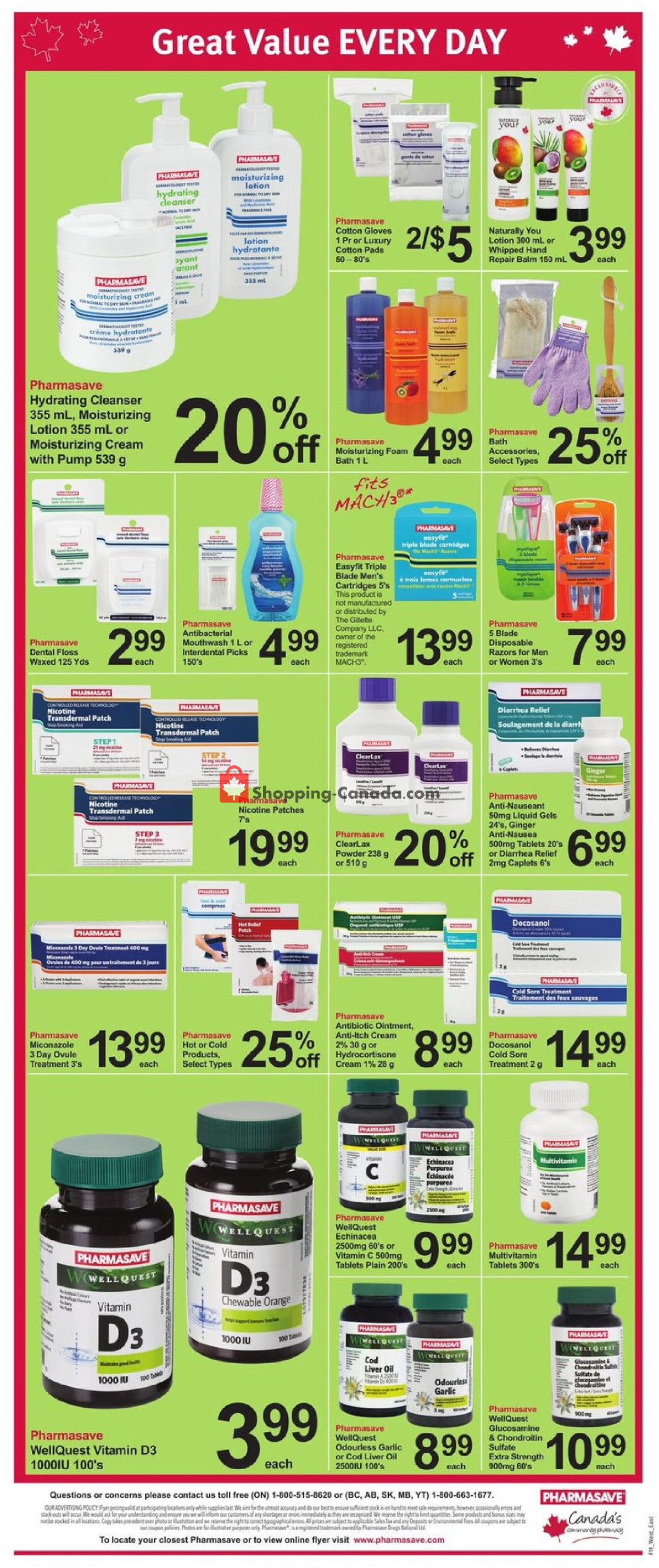 Pharmasave flyer from Friday March 15, 2024 to Thursday March 21, 2024 - page 7