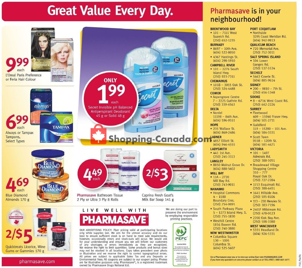 Pharmasave flyer from Friday March 8, 2019 to Thursday March 14, 2019 - page 11