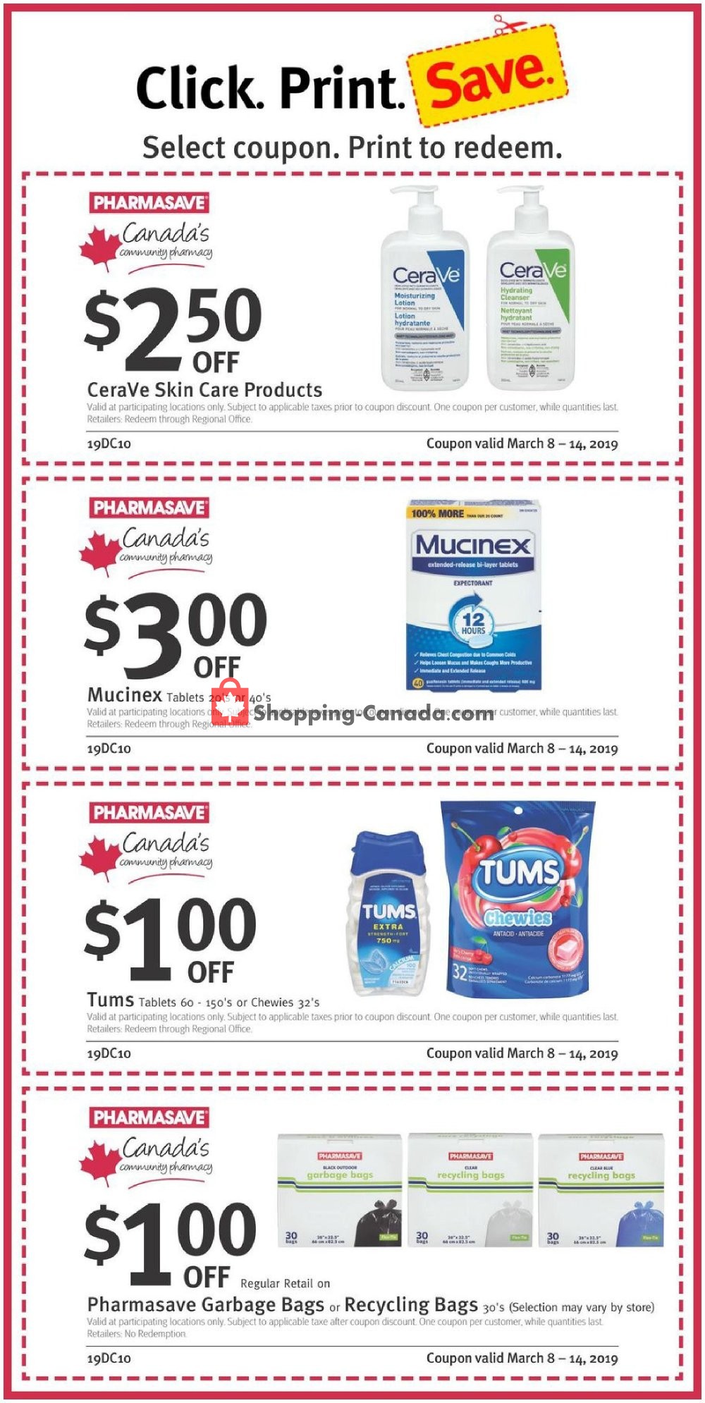 Pharmasave flyer from Friday March 8, 2019 to Thursday March 14, 2019 - page 2