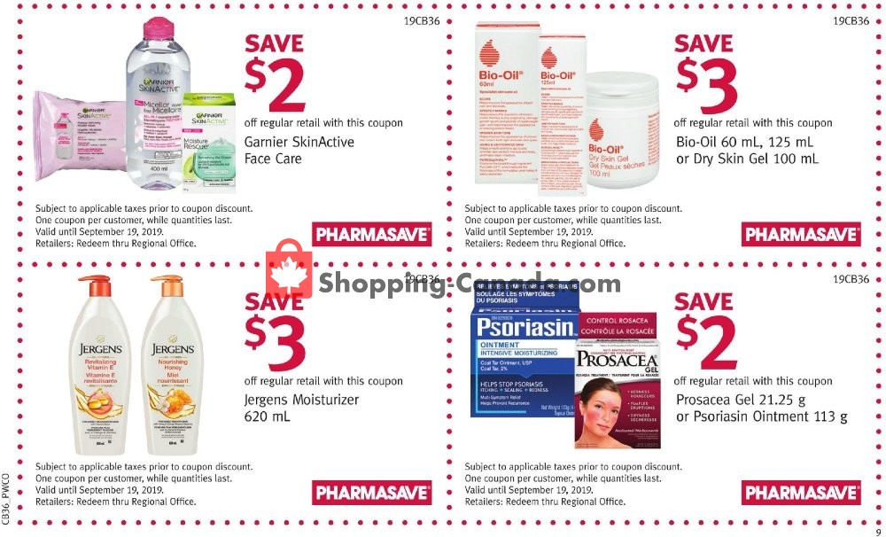 Pharmasave flyer from Friday September 6, 2019 to Thursday September 19, 2019 - page 10