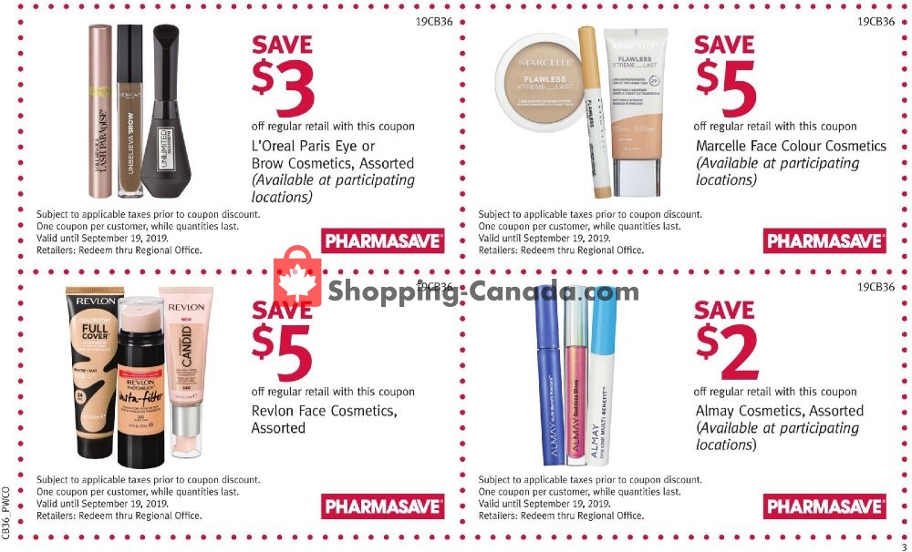 Pharmasave flyer from Friday September 6, 2019 to Thursday September 19, 2019 - page 4